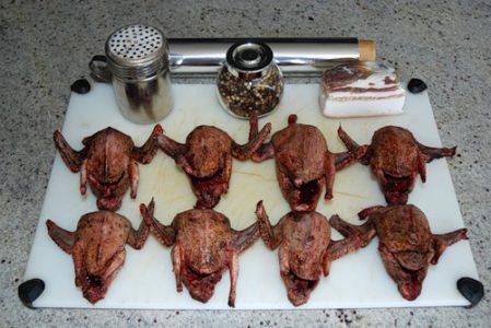 жареные куропатки