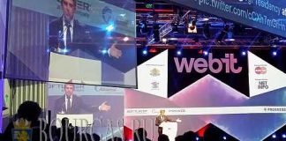 президент Болгарии Росен Плевнелиев на открытии фестиваля Webit