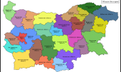 Карта областей Болгарии