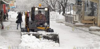 17 января 2017 года, в Шумене за день выпало не менее 15 см снега