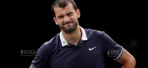 Григор Димитров покидает турнир серии Masters Series 1000 в Париже