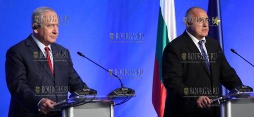 премьеры Болгарии и Израиля - Бойко Борисов и Биньямин Нетаньяху