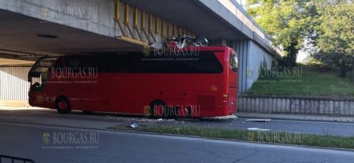 В Пловдиве застрял автобус