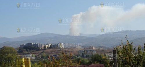 27-е октября пожар в горах Рила