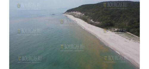 Вода на одном из пляжей возле Варны неожиданно пожелтела