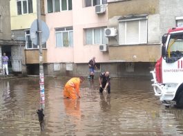 Благоевград затопил сильный дождь