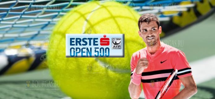 Григор Димитров на турнире ATP-500 в Вене