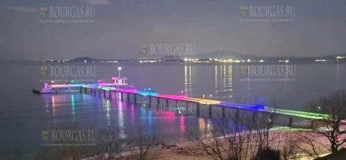 Мост в Бургасе засиял новыми красками