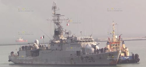 Французский сторожевой корабль Commandant Birot в Варне