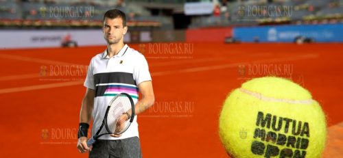 Григор Димитров на Mutua Madrid Open