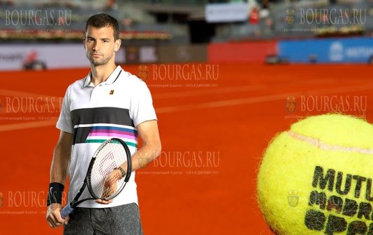 Григор Димитров на Mutua Madrid Open