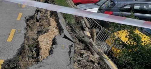 В Варне обрушилась велодорожка