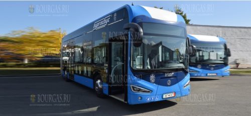 новые электробусы в Бургасе
