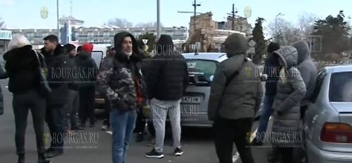 В Несебре водители протестовали против высоких цен на топливо