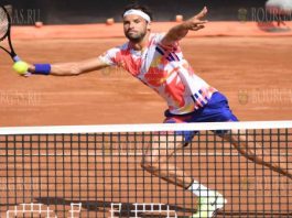 Григор Димитров а турнире ATP Masters 1000 - Italian Open