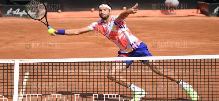 Григор Димитров а турнире ATP Masters 1000 - Italian Open