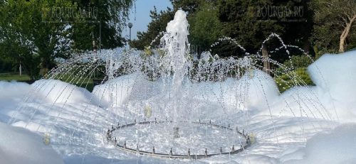 В Несебре повредили фонтан
