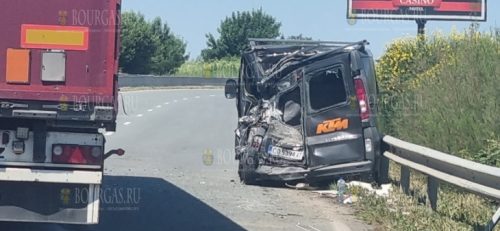 На автотрассе Поморие - Бургас произошло ДТП