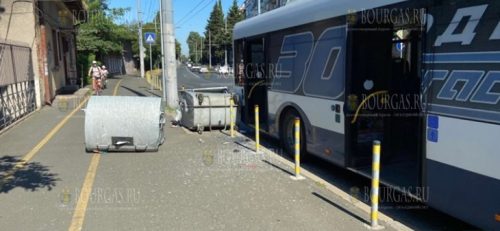 В Бургасе произошло забавное ДТП