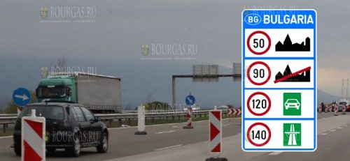 скоростной режим в Болгарии