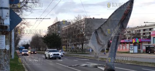ураганный ветер в Сливене