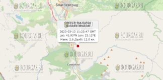 13 марта 2023 года землетрясение в Болгарии