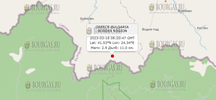 18 марта 2023 года землетрясение в Болгарии
