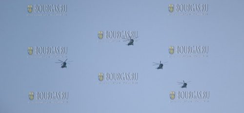 Группа вертолетов напугали жителей Благоевграда