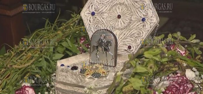 В Вербное воскресенье в Софийском храме Свети Мина встречают мощи Св Мины