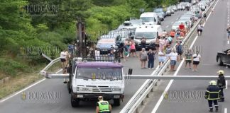 Дорога Бургас-Созополь оказалась закрыта во второй раз