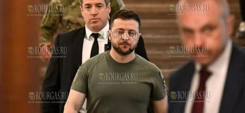 Владимир Зеленский в Болгарии