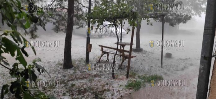 Летняя буря налетела на Горну Оряховицу