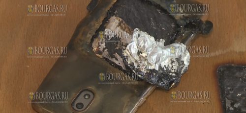 Телефон на зарядке чуть не стал причиной пожара в Болгарии