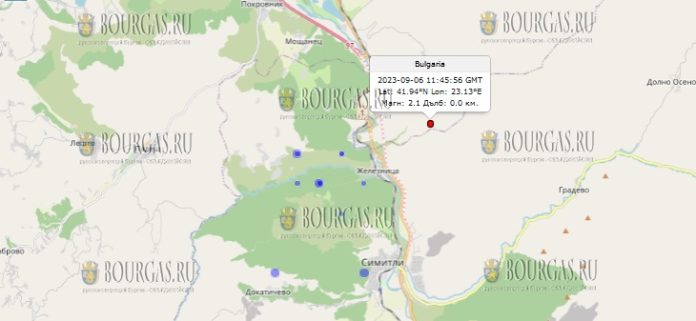 6 сентября 2023 года землетрясение в Болгарии
