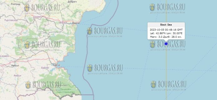 5 октября 2023 года землетрясение в Болгарии