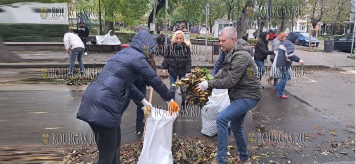 новоизбранный мэр Варны - Благомир Коцев, занялся уборкой улиц