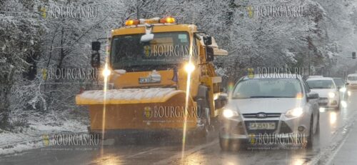 снег в Софии, уборка снега в Софии