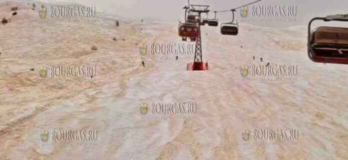 пыль из Сахары в Болгарии