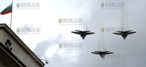 Три истребителя МиГ-29 пролетели над Софии
