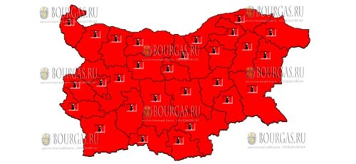 17 июля красный Код в Болгарии