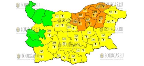 25 июля Желтый Код в Болгарии