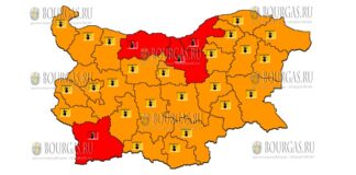 16 июля красный-оранжевый Код в Болгарии