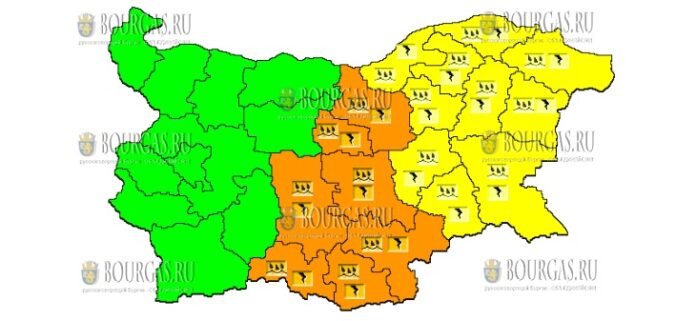 3 июля Желтый Код в Болгарии
