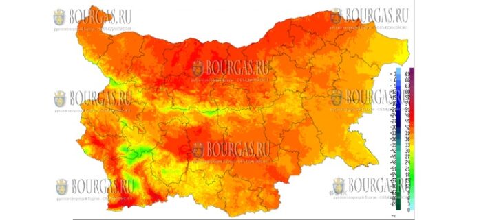 7 июля Красный Код пожарной опасности в Болгарии