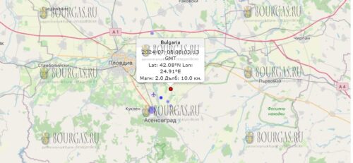 8 июля 2024 года землетрясение в Болгарии