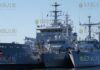 На военно-морской базе в Бургасе пришвартовались военные корабли