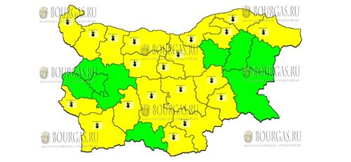 24 августа Желтый Код в Болгарии