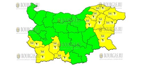 30 августа Желтый Код в Болгарии