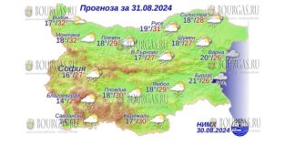 31 августа 2024 года погода в Болгарии