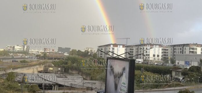 двойная радуга над Софией